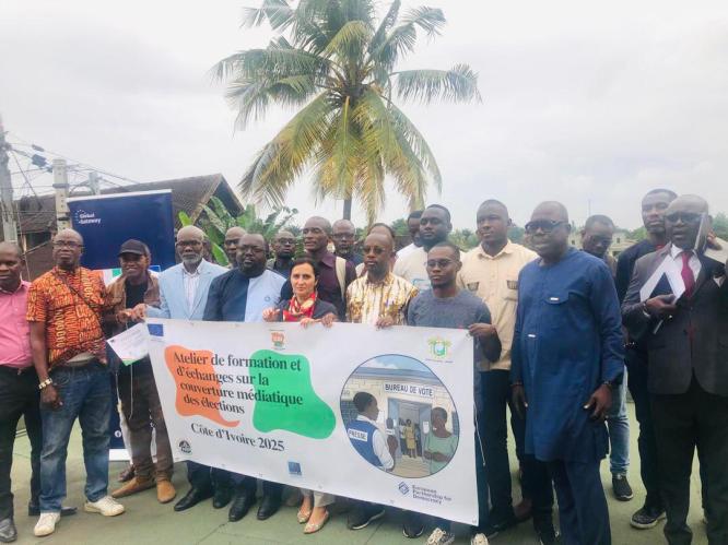 Côte d’Ivoire : La CEI, l’ANP et le PAD forment des journalistes pour une couverture responsable de la présidentielle d’octobre 2025